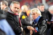 Zu Zeiten von Präsidentin Gigi Oeri übernahm Ruedi Zbinden bereits die Aufgaben eines Sportchefs. (Bild: Freshfocus)