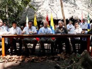Führende Vertreter von Brasilien, Bolivien, Kolumbien, Ecuador, Guyana, Surinam und Peru wollen Massnahmen zum Schutz des Regenwaldes im Amazonas bündeln. (Bild: KEYSTONE/EPA EFE/MAURICIO DUENAS CASTANEDA)
