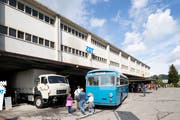 Blick auf das Gelände des Zuger Depots Technikgeschichte. (Bild: Roger Zbinden, Neuheim, 7. September 2019)