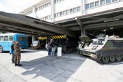 Zu den Ausstellungsobjekten gehören auch Exponate aus der Militärgeschichte. (Bild: Roger Zbinden, Neuheim, 7. September 2019)