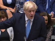 Der britische Premierminister Boris Johnson ist in der Nacht auf Dienstag erneut im Unterhaus in London mit seinem Antrag auf Neuwahlen gescheitert. (Bild: KEYSTONE/EPA UK/UK PARLIAMENTARY RECORDING UNIT / HANDOUT)