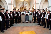 Auftritt der Stadtjodler Heimelig Frauenfeld. (Bild: Andreas Taverner)
