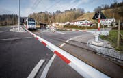 Bei der Haltestelle Lüdem sollen sich Wiler-Bähnli zukünftig kreuzen können, was im Quartier nicht gut ankommt.Bild: Reto Martin