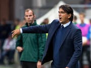 Kroatiens Trainer Zlatko Dalic versucht in Baku vergeblich korrigierend einzugreifen (Bild: KEYSTONE/EPA/STRINGER)