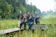 John Voirol (von links), Patricia Draeger, Jean-Pierre Maillard, Andy Mattle und Sergej Simirev. (Bild: Jan Pegoraro (Hünenberg, 4. September 2019)