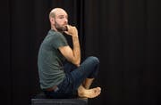 Für «Affengaffen» hat Samuel Mosima Eindrücke gesammelt, dann in Improvisationen eine Geschichte entwickelt. (Bild: Reto Martin)