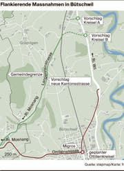 Die vom Keflam bevorzugte Variante für einen Kreisel im Lerchenfeld. (Bild: PD)