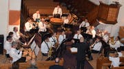 Dieses Bild wird es fortan nicht mehr geben: Die Musikgesellschaft Alpenrösli Sax hat sich nach 114 Jahren aufgelöst. (Bild: PD)
