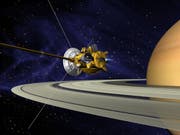 NASA Cbadini probe illustration at Saturn. (Image: Keystone / NASA EPA / JPL-CALTECH FILE)