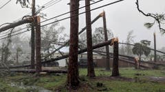 Hurrikan «Michael» richtet in Florida schwere Verwüstungen an. (Bild: Keystone)