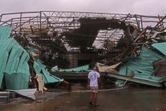 Hurrikan «Michael» richtet in Florida schwere Verwüstungen an. (Bild: Keystone)