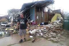 Hurrikan «Michael» richtet in Florida schwere Verwüstungen an. (Bild: Keystone)