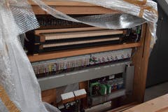 Die neue Orgel enthält auch viel Technik.