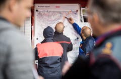Frauenfeld TG - In einer gross angelegten Übung zum Thema Koordination kamen Feuerwehrleute aus der ganzen Schweiz nach Frauenfeld.