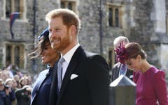 Prinz Harry and Meghan, Duchess of Sussex. (Bild: Gareth Fuller/Pool via AP (Windsor, 12. Oktober 2018))