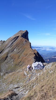 Der Ausblick auf der Wanderung zum Säntis. (Bild: Manfred Roth)