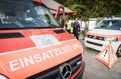 Frauenfeld TG - In einer gross angelegten Übung zum Thema Koordination kamen Feuerwehrleute aus der ganzen Schweiz nach Frauenfeld.