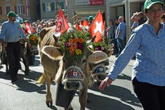 Impressionen von der Älplerchilbi. (Bild: Robert Hess, Sarnen, 13. Oktober 2018)