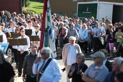 Das Fest zieht zahlreiche Zuschauer an. (Bild: Roger Zbinden (Walchwil, 13. Oktober 2018))
