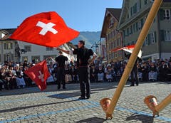 Impressionen von der Älplerchilbi. (Bild: Robert Hess, Sarnen, 13. Oktober 2018)
