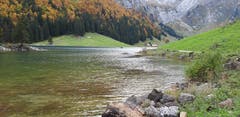 Im Herbst am Seealpsee. (Bild: Klaus Businger)
