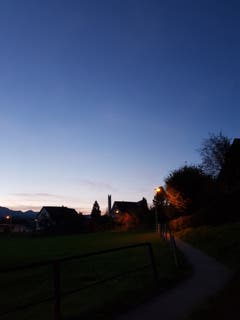 Ebnat-Kappel in der Nacht. (Bild: Reto Schlegel)