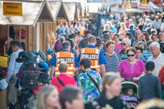 Olma St. Gallen 2018: Jahrmarkt, Polizei © Urs Bucher/TAGBLATT