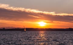 Sonnenuntergang Zugersee (Bild: Daniel Hegglin)