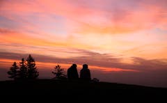 Abendstimmung auf dem Zugerberg. (Bild: Daniel Hegglin, 17. Oktober 2018)