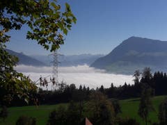 Sonnen-Chilbi über dem Nebel... (Bild. Helen Lang (Michelskreuz, 14. Oktober 2018))