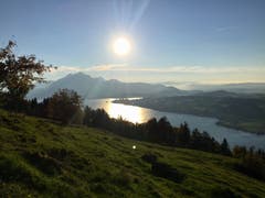 Sonnenuntergang. (Bild: Salvatore di Mare (Seebodenalp, 11. Oktober 2018))