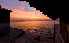 Sonnenuntergang am Zugersee. (Bild: Daniel Hegglin (Zug, 18. Oktober 2018))