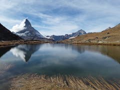 Der Riffelsee und die Traumkulisse mit dem Matterhorn. (Bild: Bruno Ringgenberg (Riffelsee ob Zermatt, 19. Oktober 2018))