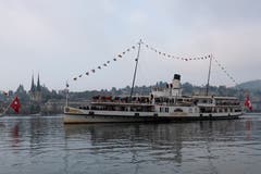 Ankunft der «Stadt Luzern». (Bild: Norbert W. Saul (Luzern, 21. Oktober 2018))