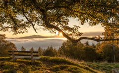 Sonnenaufgang auf dem Zugerberg II. (Bild: Daniel Hegglin)