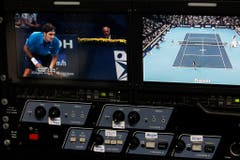 2011 - Roger Federer während des Spiels gegen Finnland's Jarkko Nieminen. (PHOTOPRESS/Alexandra Wey)