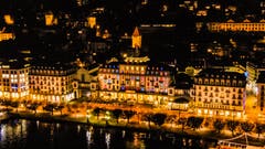 Hotel schweizerhof. (Bild: Lukas Thüring (Luzern, 16. Oktober 2018)