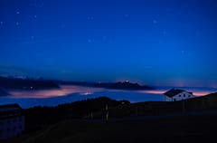 Nächtliche Innerschweiz. (Stefan Kunz (Rigi Kulm, 20. Oktober 2018))