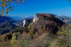 Blick zum Ankenballen. (Bild: Marianne Schmid (Belchen, 22. Oktober 2018)