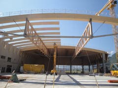 Holzbau-Dachkonstruktion im Sektor 2 am 18. September 2018. (Bild: PD)
