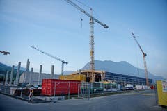 Stand der Arbeiten am 23. Oktober 2018. (Bild: Corinne Glanzmann)