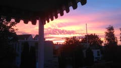 Sonnenuntergang in Mörschwil. (Bild: Ernst A. Winiger)