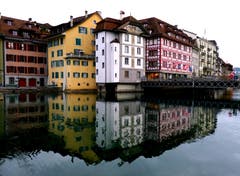 Beim Nadelwehr. (Bild: Walter Buholzer (Luzern, 24. Oktober 2018))