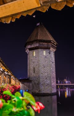 Der Wasserturm in Luzern. (Bild: René Burch, Luzern, 18. Oktober 2018))