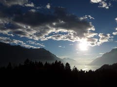 Ausblick auf den Brienzersee und die einmalige Landschaft. (Bild: Bruno Ringgenberg, Oberschwanden bei Brien, 24. Oktober 2018)