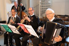 Die Musik spielt die passenden Klänge. (Bild: Melinda Blättler (Hergiswil, 21. Oktober 2018))