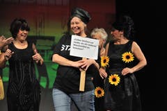 Auch eine Waschmittelfirma versucht, den Erfolg der «Kalender Girls» für sich zu nutzen. (Bild: Urs Hanhart (Altdorf, 24. Oktober 2018))