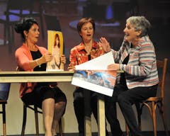 Andere «Kalender Girls» sorgen für erstaunte Gesichter. (Bild: Urs Hanhart (Altdorf, 24. Oktober 2018))