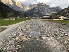 Hochwasserschutzprojekt Engelbergraa. Fertiggestellte Bereiche der ersten Etappe. (Bild: PD)