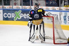 Torhüter Benjamin Conz (Ambri). (Bild: Michela Locatelli/freshfocus)